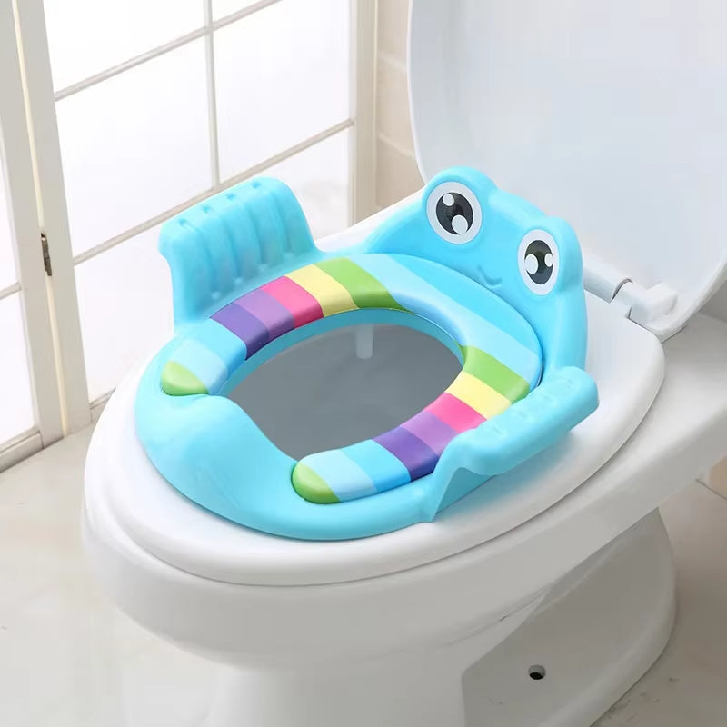 Verstellbarer Toilettentrainer mit Leiter – Bequemer & niedlicher Töpfchensitz für Kinder