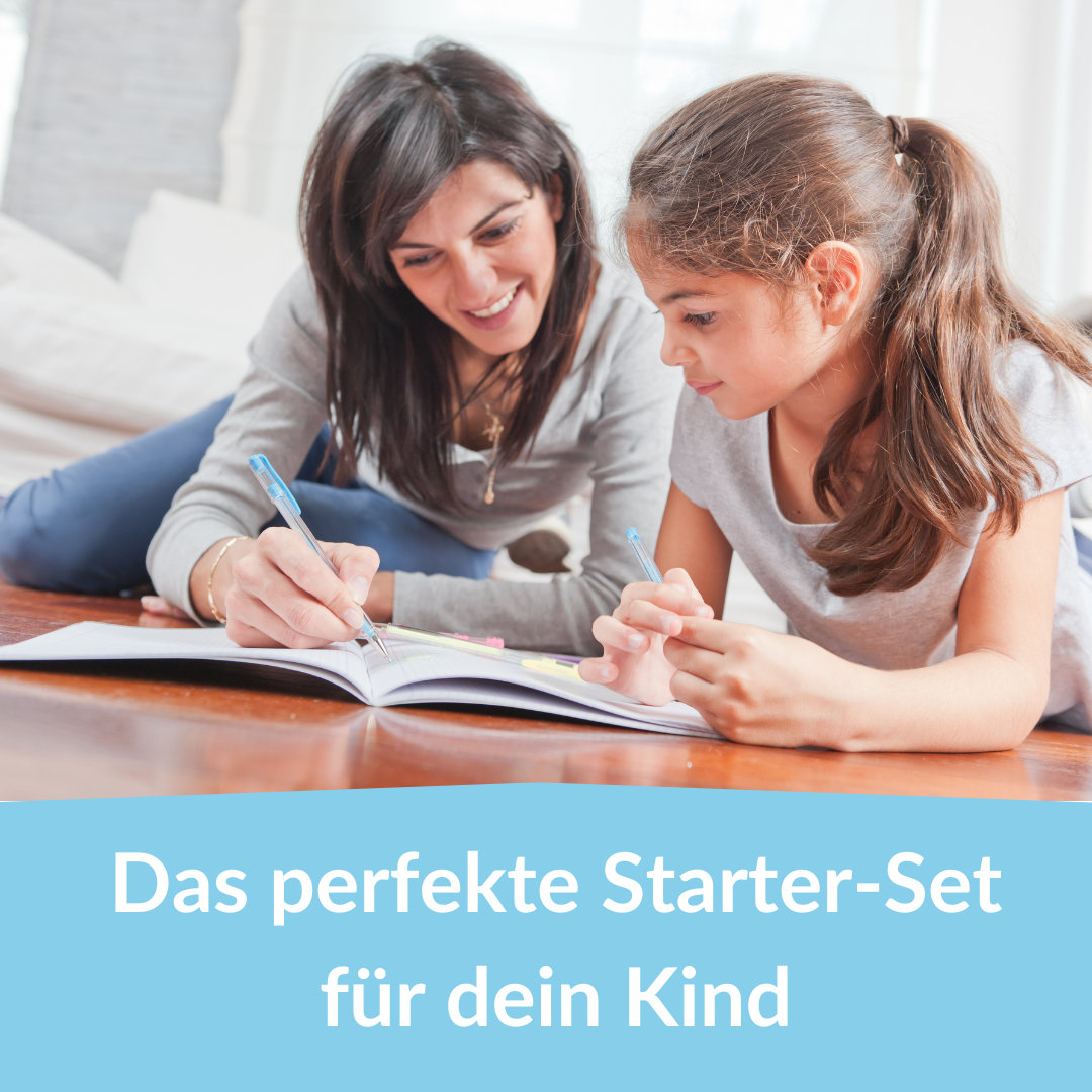 Magische Übungshefte für Kinder 4er-Set - Wiederverwendbar - inkl. Ergonomischer Stift und 5 Minen