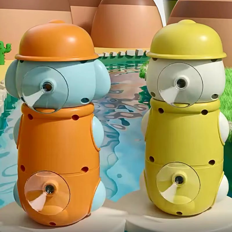 Niedliche Ente/Elefant Baby Dusche Bad Spielzeug – Wasser Spinner mit Saugnapf für Badespaß