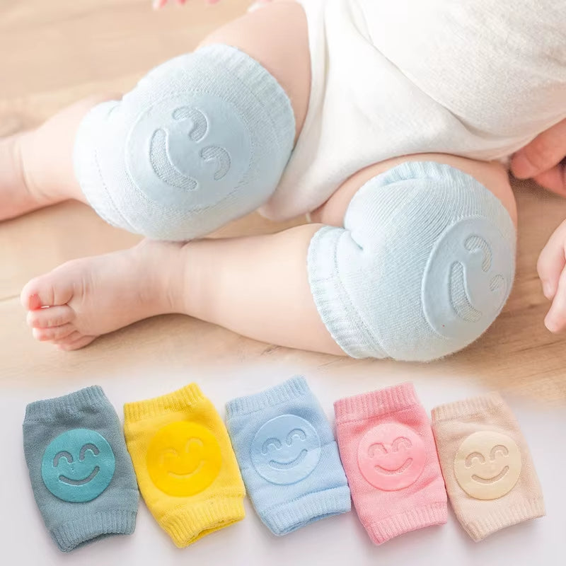 Weiche Baby-Knieschoner & Beinwärmer – Rutschschutz beim Krabbeln für Kleinkinder
