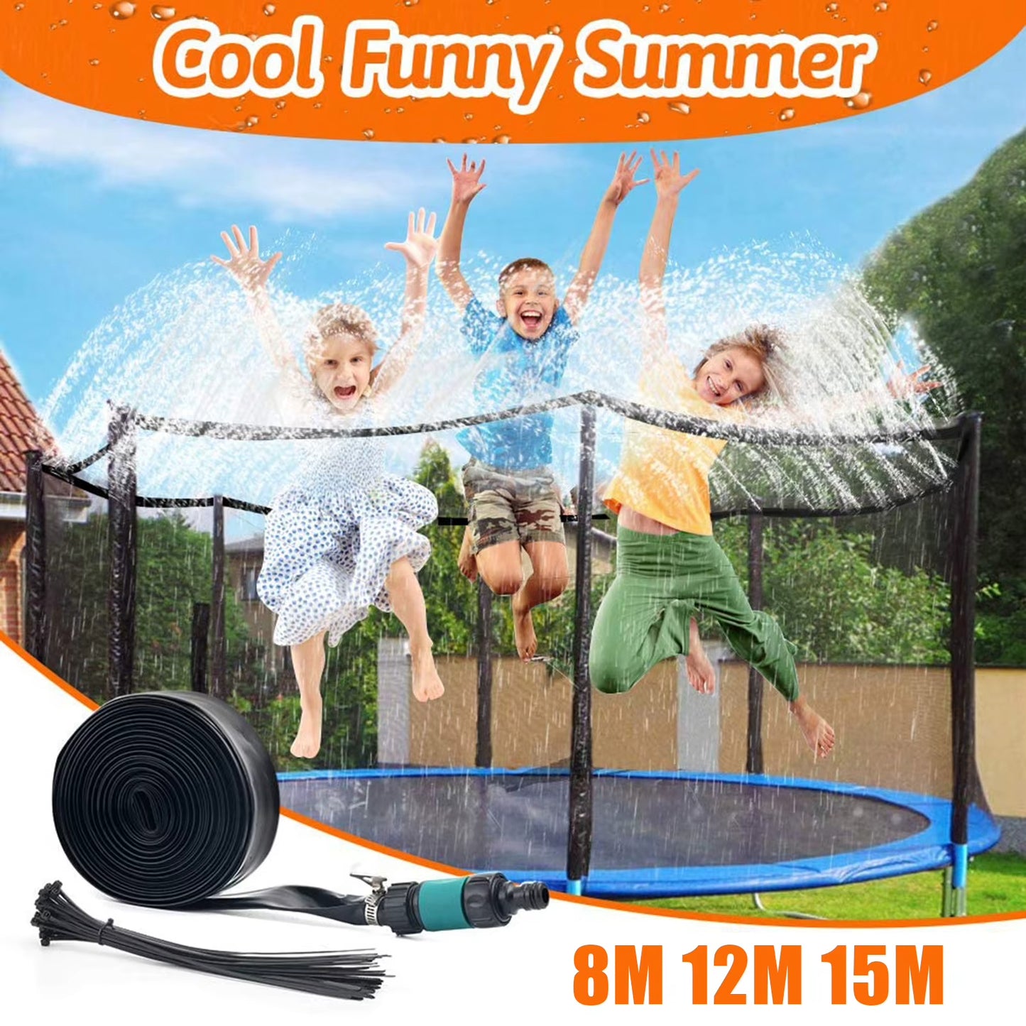 Trampolin-Wassersprinkler – Sommerlicher Wasserspaß für Kinder & Erwachsene