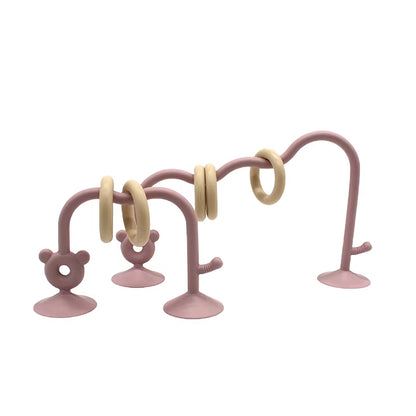 Silikon-Puzzlespielzeug mit Perlen – Früherziehungs-Spiel für Babys & Kleinkinder