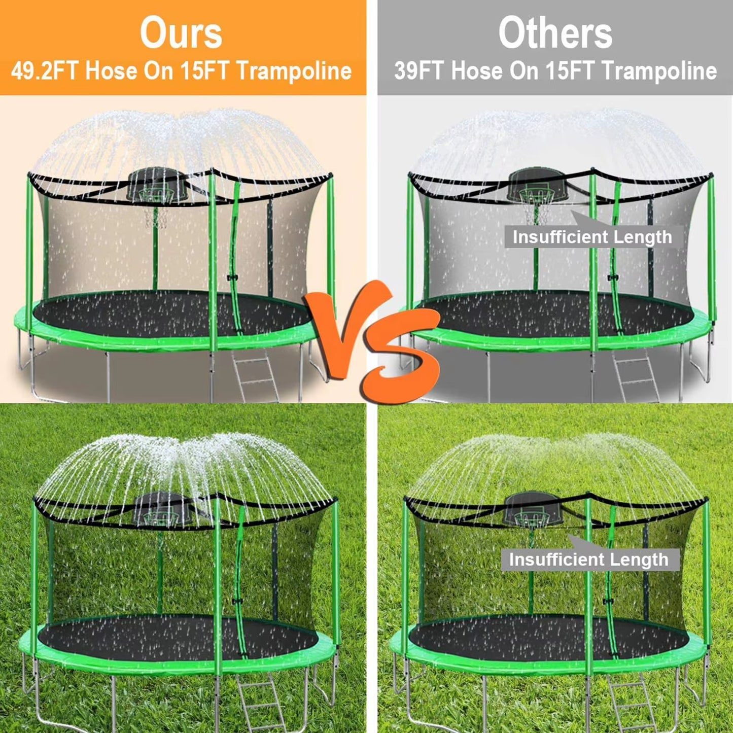 Trampolin-Wassersprinkler – Sommerlicher Wasserspaß für Kinder & Erwachsene