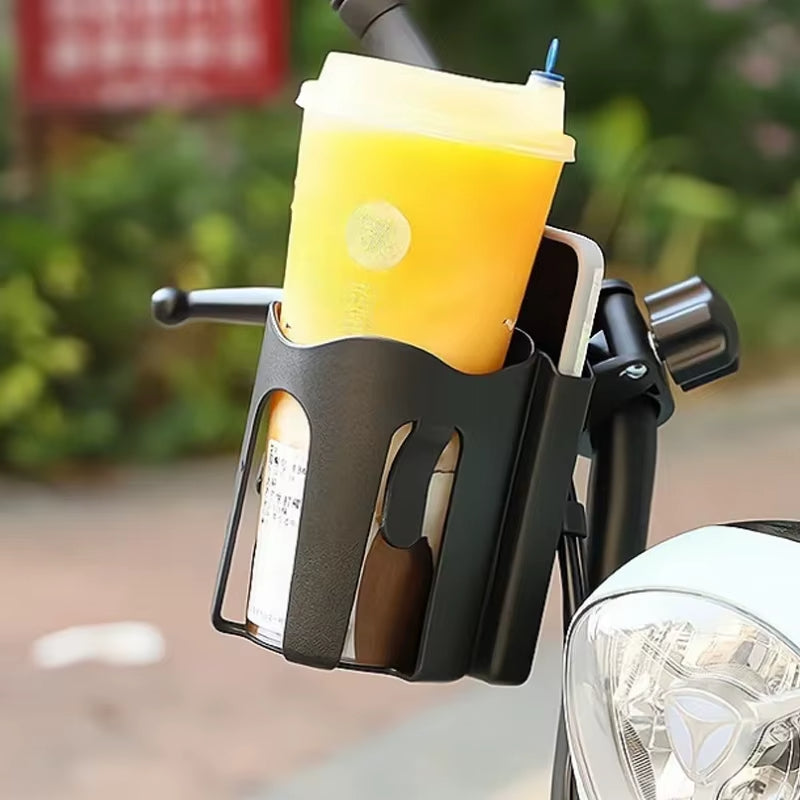 Flaschenhalter mit Handyfach – Universell für Kinderwagen & Buggy