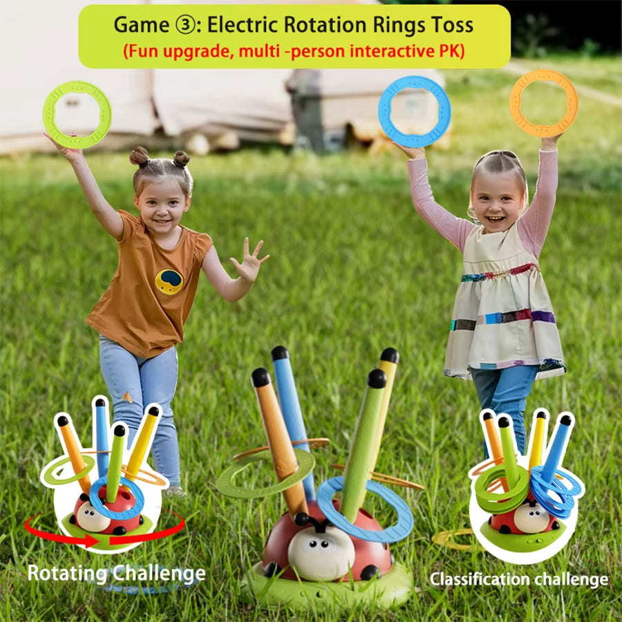 2-in-1 Marienkäfer-Springseil – Interaktives Spielzeug für drinnen & draußen