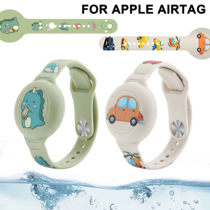 Wasserdichtes Silikon-Armband für Apple AirTag – Sicherer Halter für Kinder