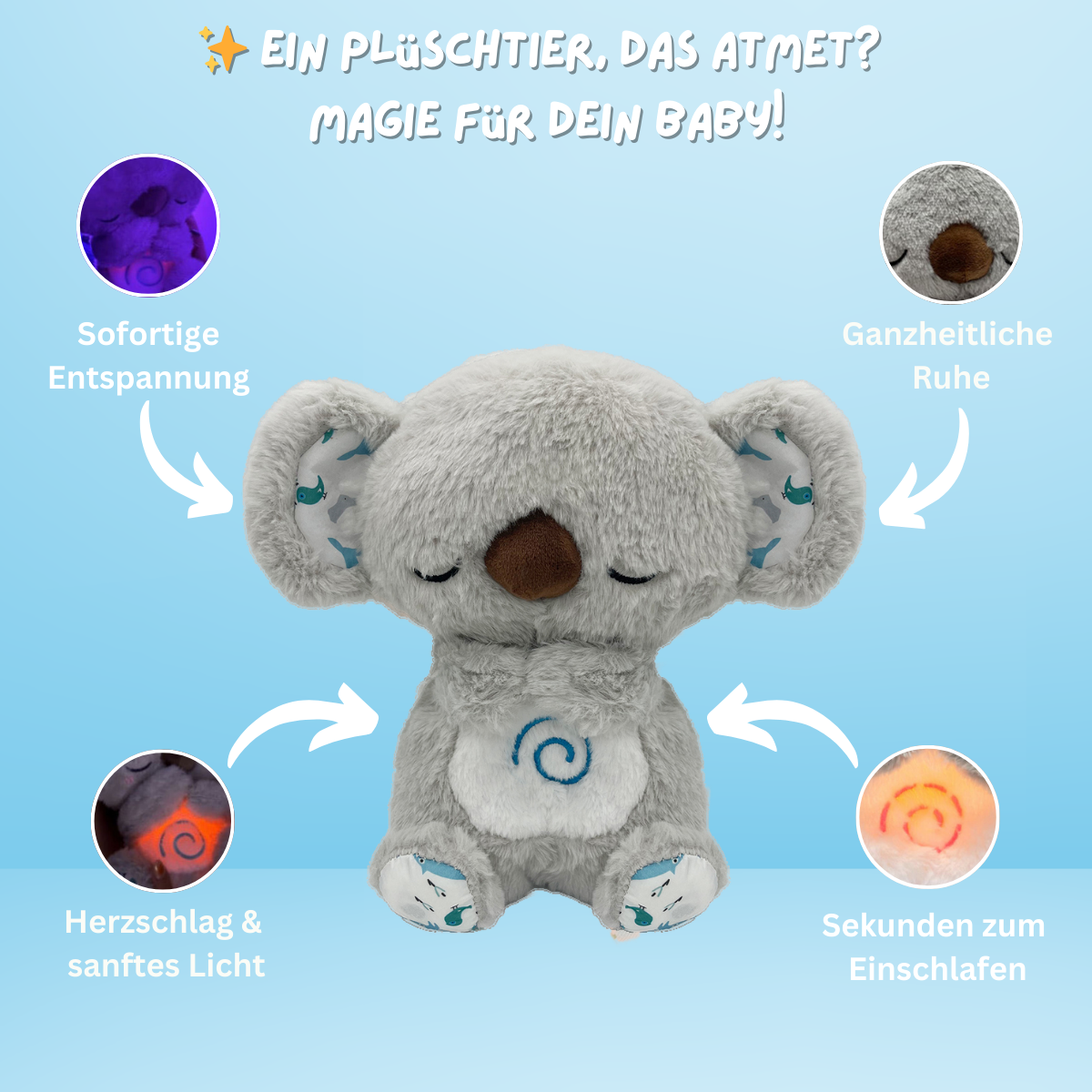 Kuschelkoala mit Schlummerfunktion