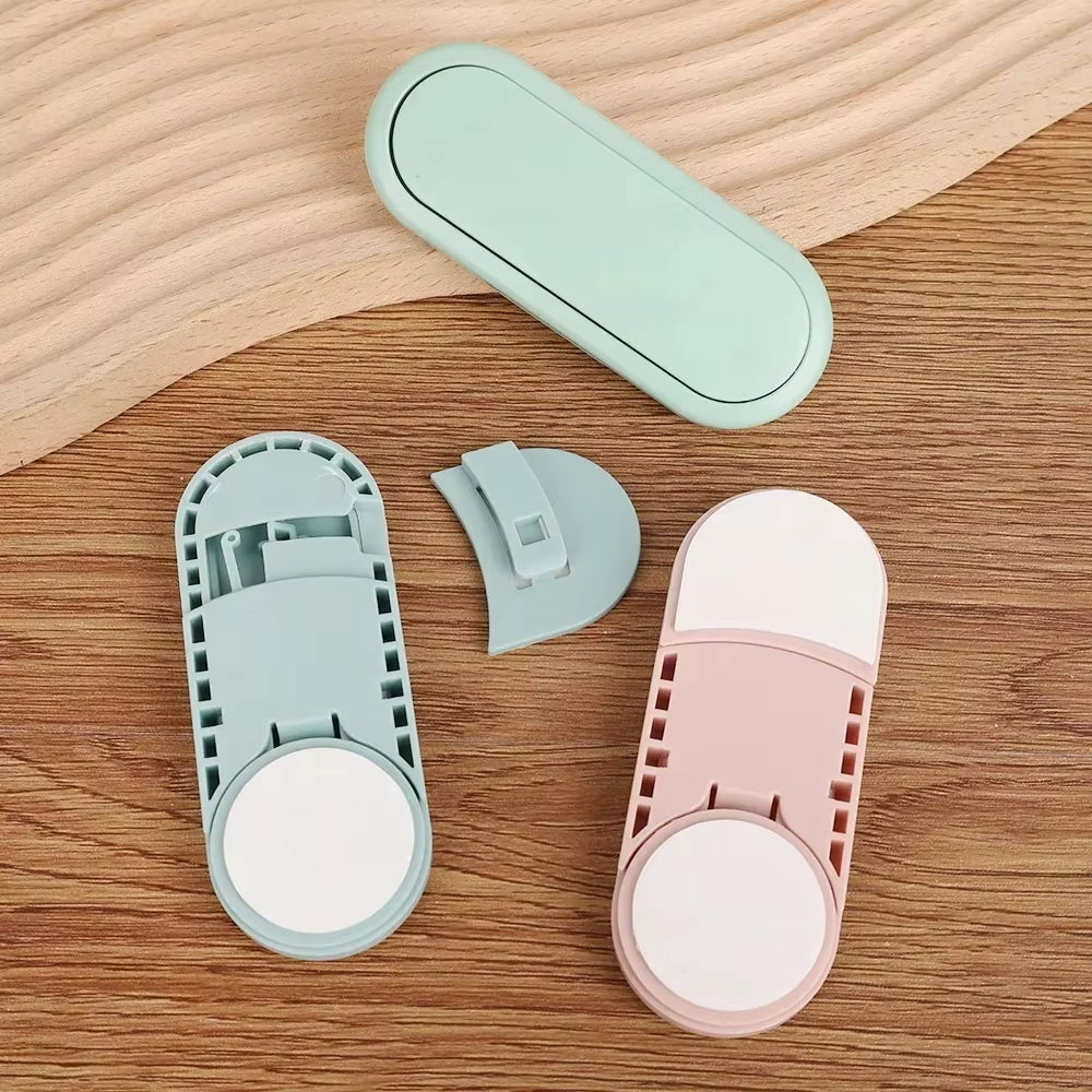 5er-Set Kindersicherungen – Unsichtbare Schrankschlösser & Türstopper für Babyschutz