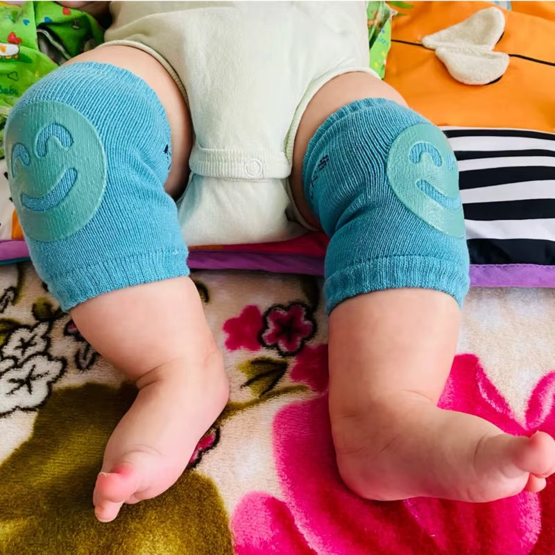 Weiche Baby-Knieschoner & Beinwärmer – Rutschschutz beim Krabbeln für Kleinkinder