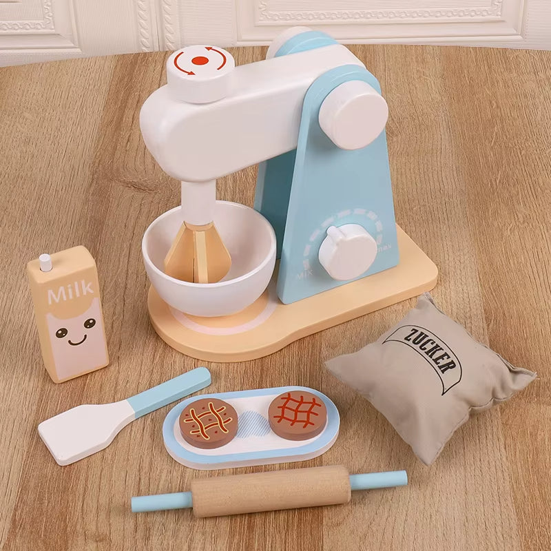 Holz-Kinderküche – Realistisches Spielküchen-Set für kreatives Rollenspiel
