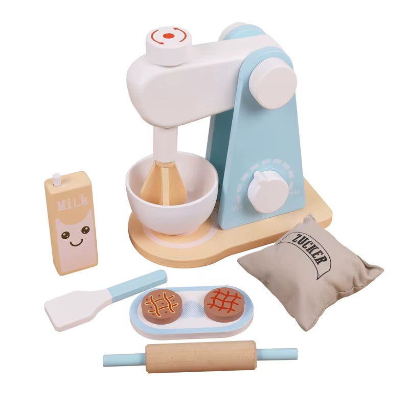 Holz-Kinderküche – Realistisches Spielküchen-Set für kreatives Rollenspiel