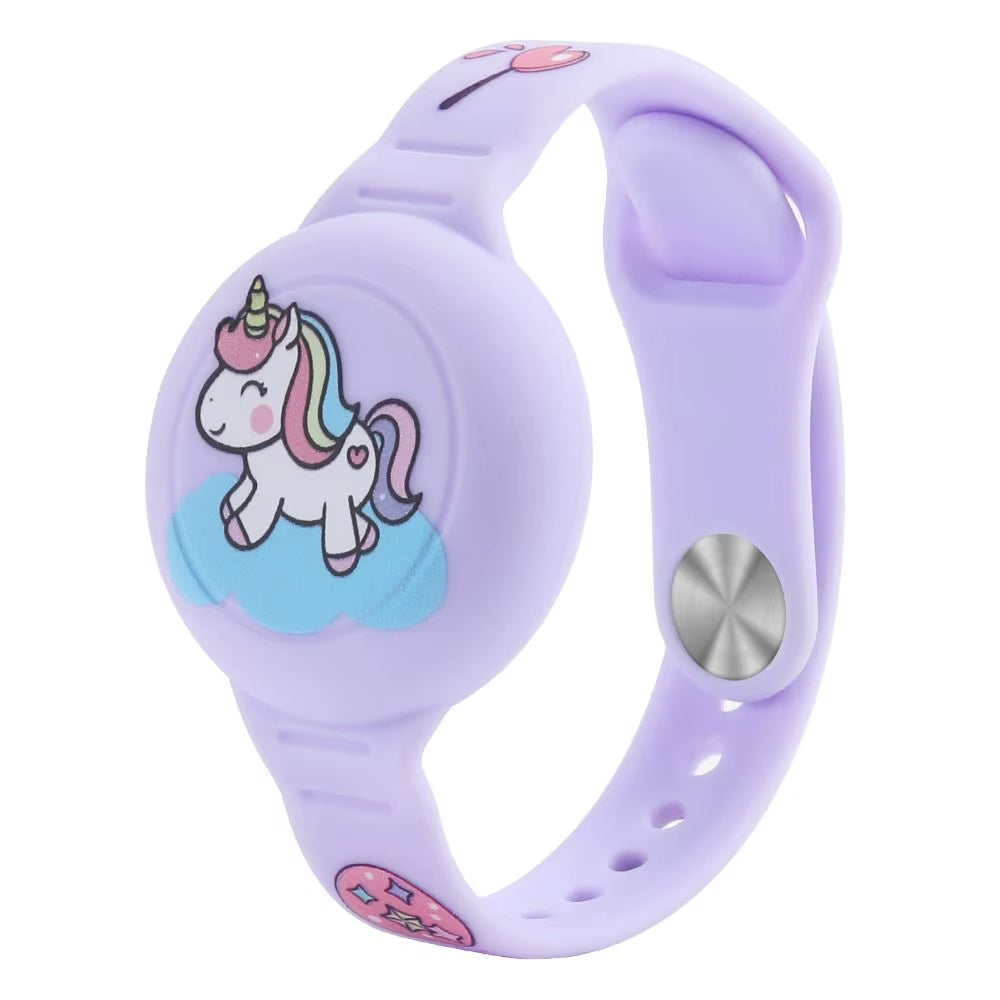 Wasserdichtes Silikon-Armband für Apple AirTag – Sicherer Halter für Kinder