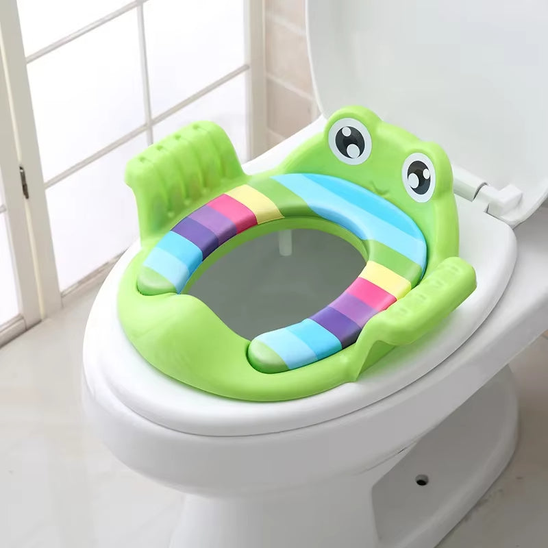 Verstellbarer Toilettentrainer mit Leiter – Bequemer & niedlicher Töpfchensitz für Kinder