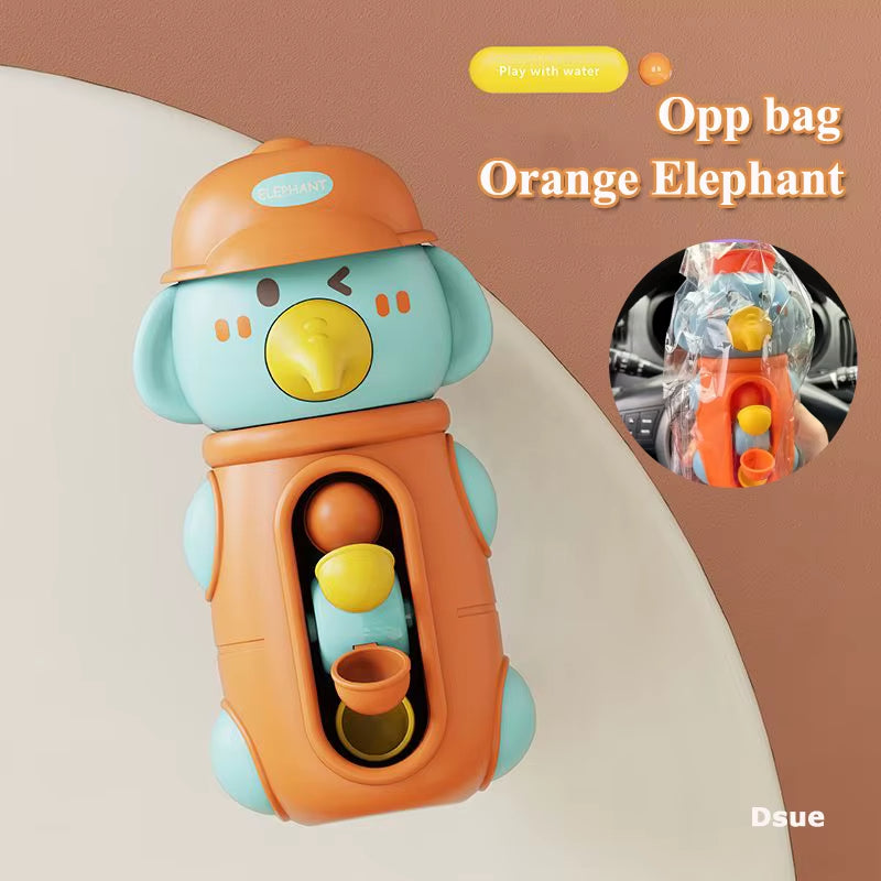 Niedliche Ente/Elefant Baby Dusche Bad Spielzeug – Wasser Spinner mit Saugnapf für Badespaß