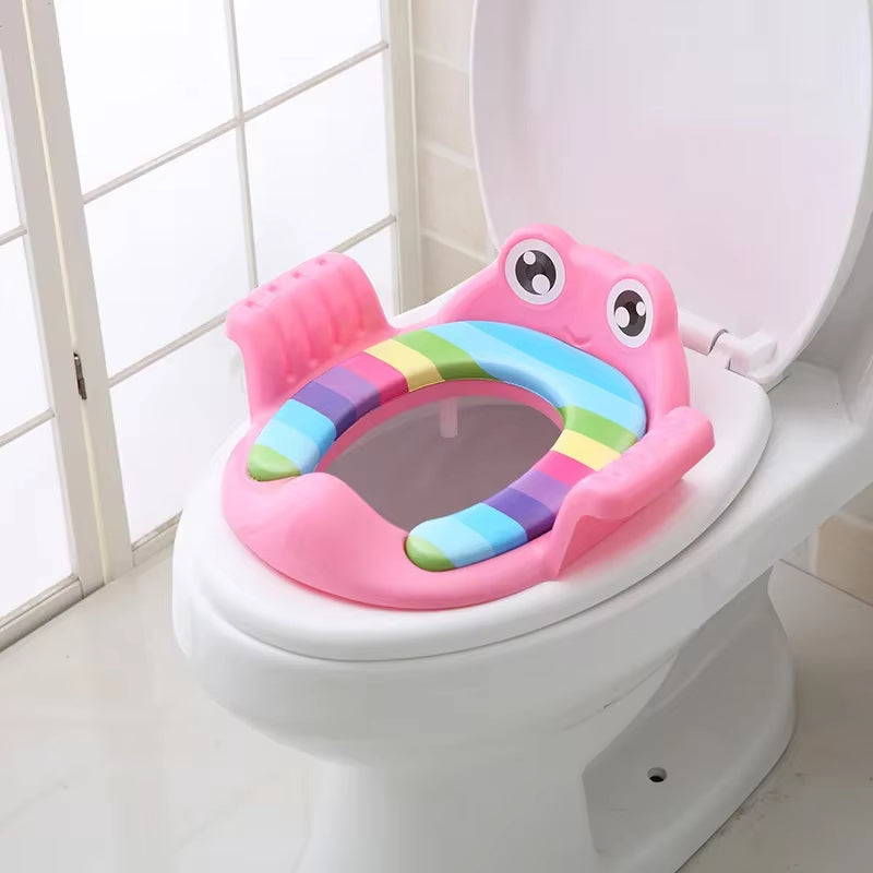 Verstellbarer Toilettentrainer mit Leiter – Bequemer & niedlicher Töpfchensitz für Kinder
