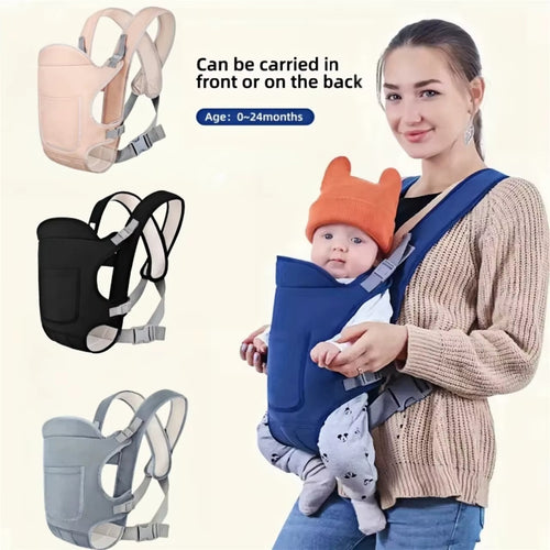 4-in-1 Babytrage – Ergonomischer & atmungsaktiver Tragerucksack für Neugeborene