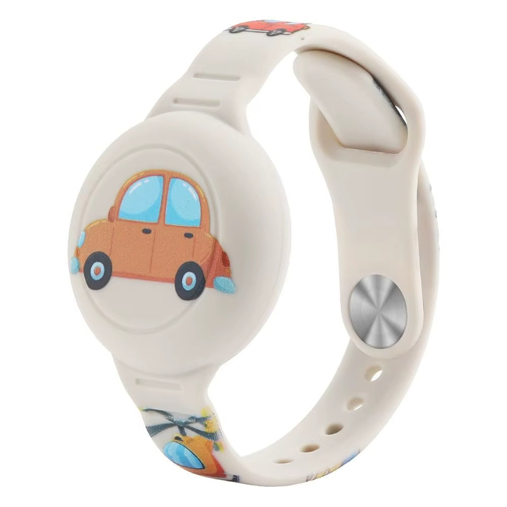 Wasserdichtes Silikon-Armband für Apple AirTag – Sicherer Halter für Kinder