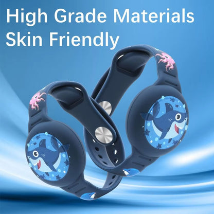 Wasserdichtes Silikon-Armband für Apple AirTag – Sicherer Halter für Kinder