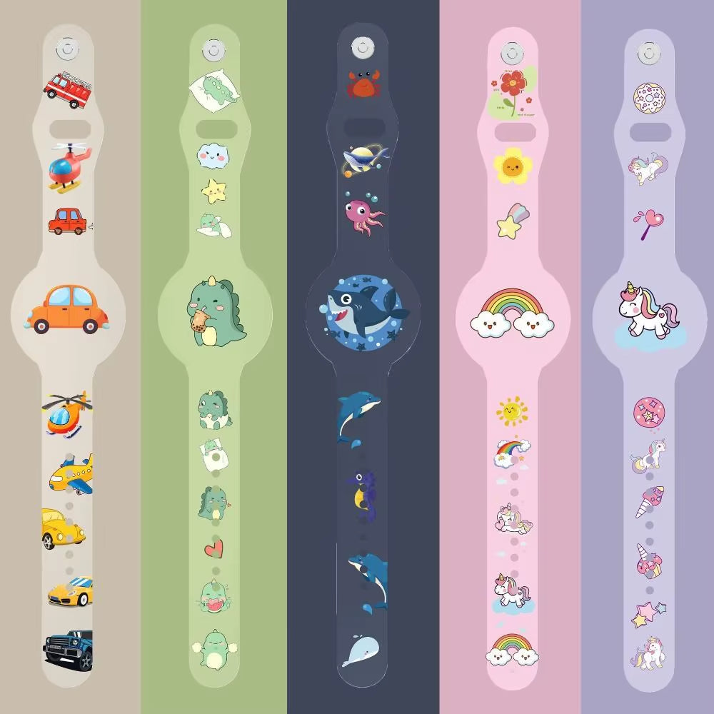 Wasserdichtes Silikon-Armband für Apple AirTag – Sicherer Halter für Kinder