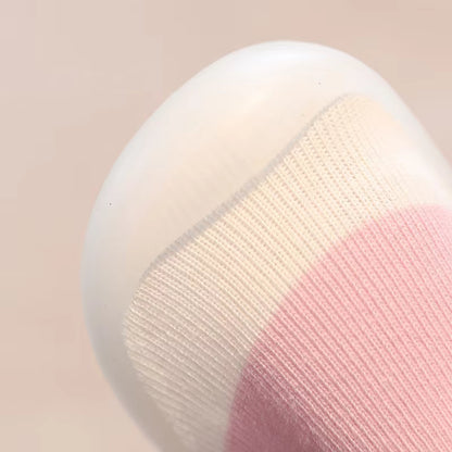 Weiche Lauflernschuhe für Babys – Rutschfeste Strickschuhe mit Gummisohle