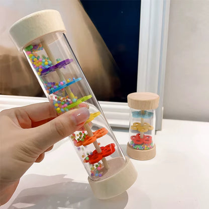 Holz-Regenmacher – Musikinstrument & Sensorikspielzeug für Kinder